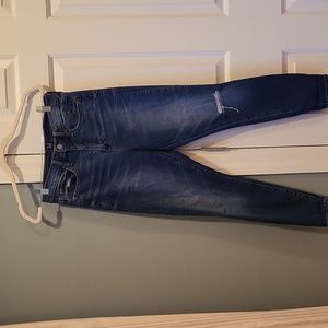 GAP Medium Wash Destroyed Jeans